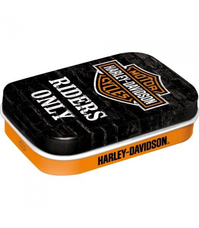 Мятные драже в коробочке Nostalgic-Art "Harley-Davidson - Riders Only" (81345)